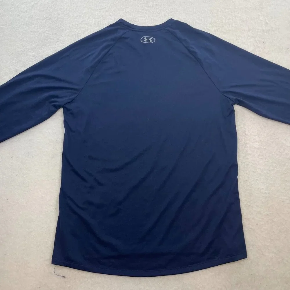 Under Armour Notre Dame Fighting Irish Logo Lockup Tech Raglan Long Sleeve Sz L - Picture 5 of 5
